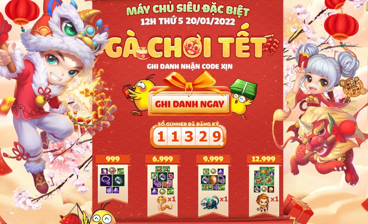 Gunny: Bắn “Gà” dịp tết,  săn triệu quà hên