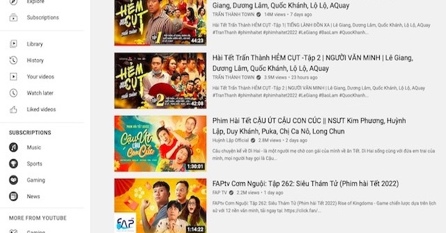 YouTube: Top 5 video Trending không thể bỏ qua trong ngày đưa ông Táo về trời