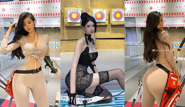 Nữ cung thủ sở hữu đường cong xuất thần khiến cánh đàn ông phải thốt lên: 