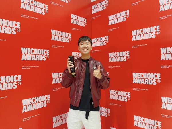 Kiaya đoạt giải WeChoice Awards 2023: 