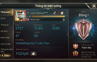 Garena reset rank Thách Đấu 