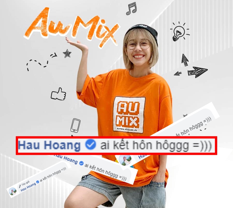 Hậu Hoàng bén duyên Au Mix, công khai đăng đàn tuyển 