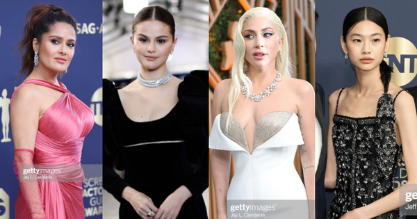 Siêu thảm đỏ SAG Awards: Selena Gomez đẹp nghẹt thở khoe vòng 23 tỷ, Lady Gaga hóa bà hoàng át luôn mỹ nhân Squid Game gầy gò