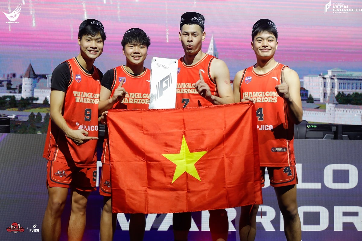 Đội trưởng Thang Long Warriors chia sẻ niềm vui sau chức vô địch Phygital Basketball tại Games of Future 2024