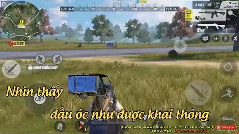 Cáo Cyber mách nước lên top 1 trong cuộc chiến Rules of Survival mobile