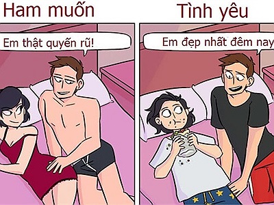 Khác biệt chuẩn xác giữa cặp đôi đến với nhau vì tình dục và tình yêu