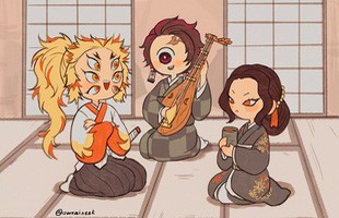 Kimetsu no Yaiba: Viêm trụ Rengoku vừa lạnh lùng điển trai, vừa đáng yêu hết nấc qua loạt fan art đẹp mắt