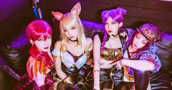 Rụng tim với bộ ảnh cosplay nhóm nhạc K⁄DA 