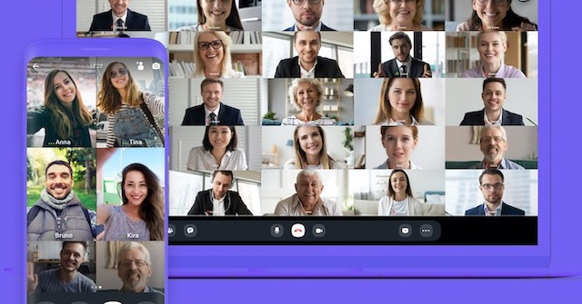Video call miễn phí cùng lúc 30 người trên Viber