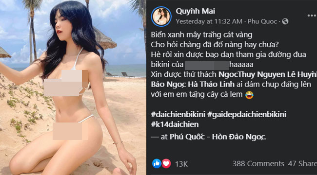 Mai Dora muốn cùng hội chị em đọ dáng bikini, hóa ra toàn “người quen” với cộng đồng game thủ