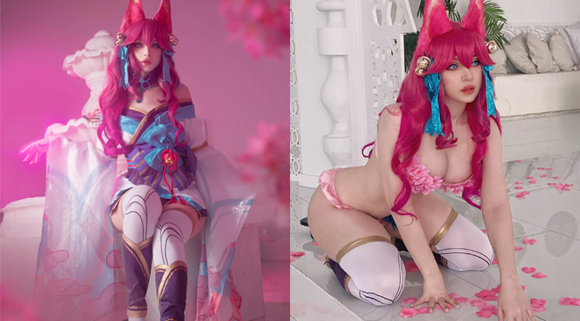 Đến với cosplay Ahri phiên bản siêu sexy của ulichan