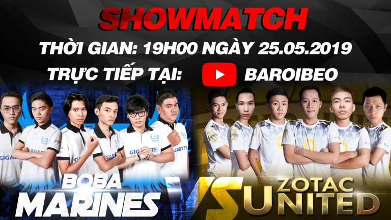 “SHOWMATCH” GIỮA BOBA MARINE VÀ SBTC : LỜI THÁCH THỨC TỪ 3 “TEACHER”