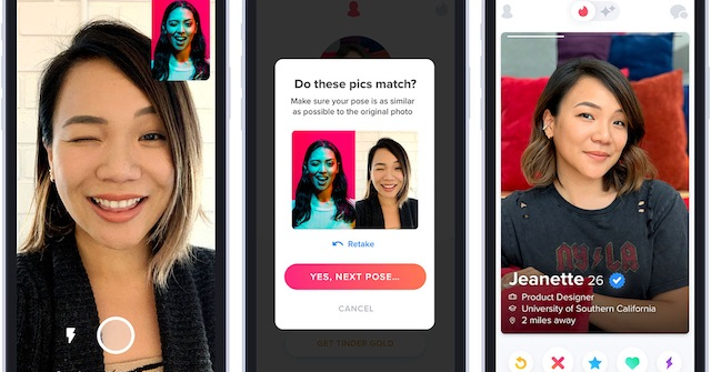 Hẹn hò bằng Tinder, người dùng phải bật ngay tính năng “Xác minh qua ảnh”