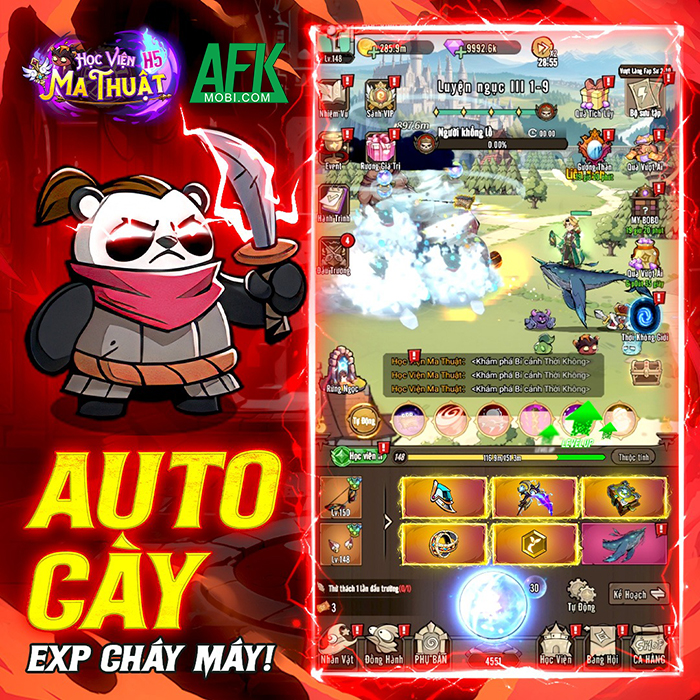 Game nhập vai nhàn rỗi Học Viện Ma Thuật H5 cập bến thị trường Việt Nam