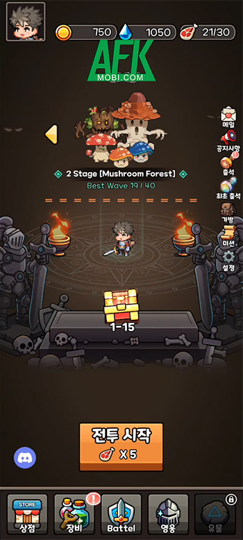 Phòng thủ trước bọn quái vật cùng anh hùng của bạn tại game Monster Out Of Line: Defence