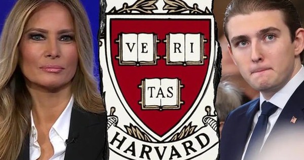 Bà Melania bác tin ông Trump 'đánh' Harvard vì con trai Barron không được nhận