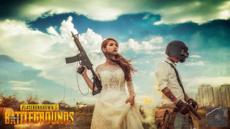 Mối tình siêu lãng mạn đằng sau bộ ảnh cưới PUBG “chất lừ” của cặp đôi 9x