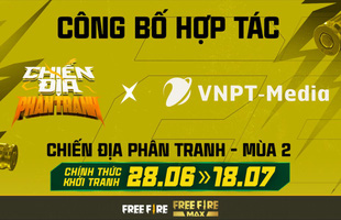 Free Fire: VNPT-Media chính thức là nhà tài trợ độc quyền cho Chiến địa phân tranh mùa 2