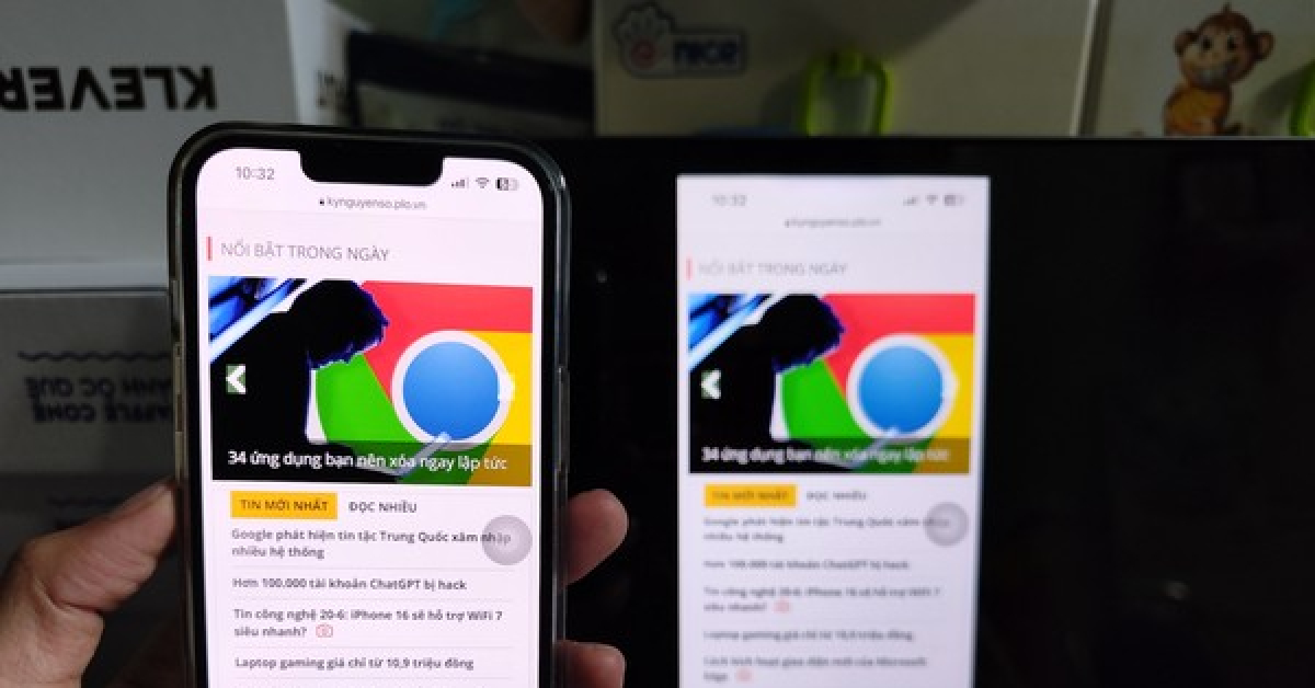 2 cách phản chiếu màn hình iPhone lên máy tính năm 2023