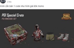 Các set đồ PUBG PGI tụt giá thảm hại từ tiền triệu xuống 50k sau hai ngày thi đấu chính thức