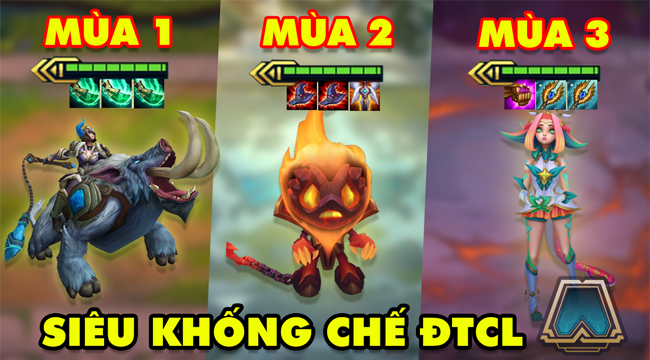 Top 9 tướng có skill khống chế bá đạo nhất 3 mùa ĐTCL