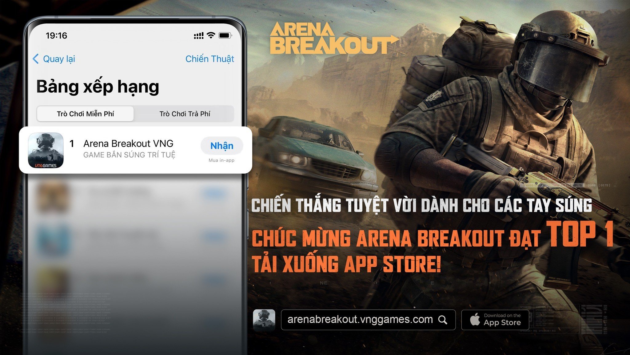 Arena Breakout Chiếm Lĩnh Vị Trí Top 1 Trên App Store Khi Chưa Đầy 24 Giờ Ra Mắt - MOBILE