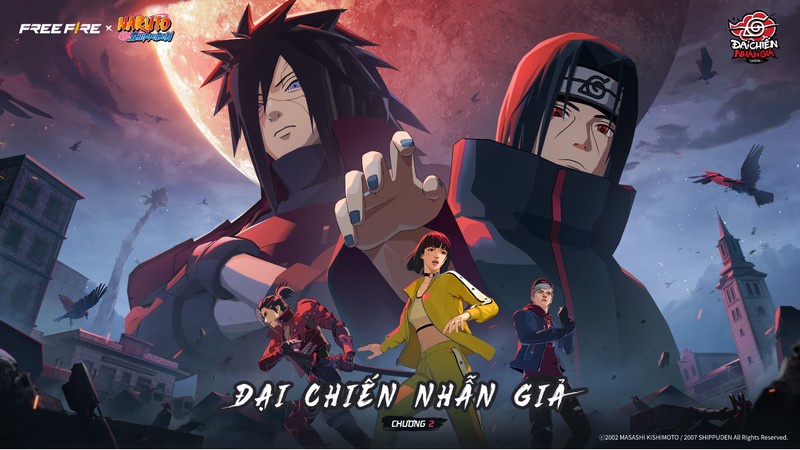 Cuộc chiến bùng nổ trong Free Fire x NARUTO SHIPPUDEN Chương 2: Đại chiến Nhẫn Giả từ 30/7 đến 31/8