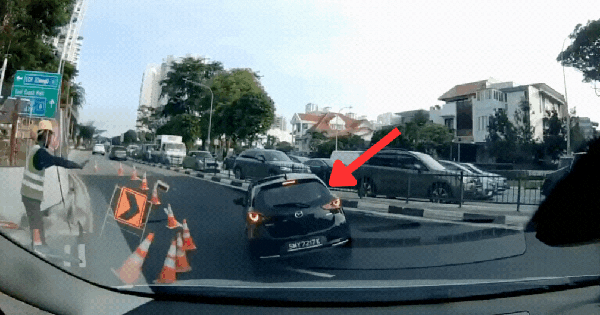 Mặt đường đột ngột 