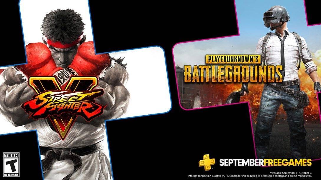 Sony tặng miễn phí PUBG và Street Fighter V trong tháng 9