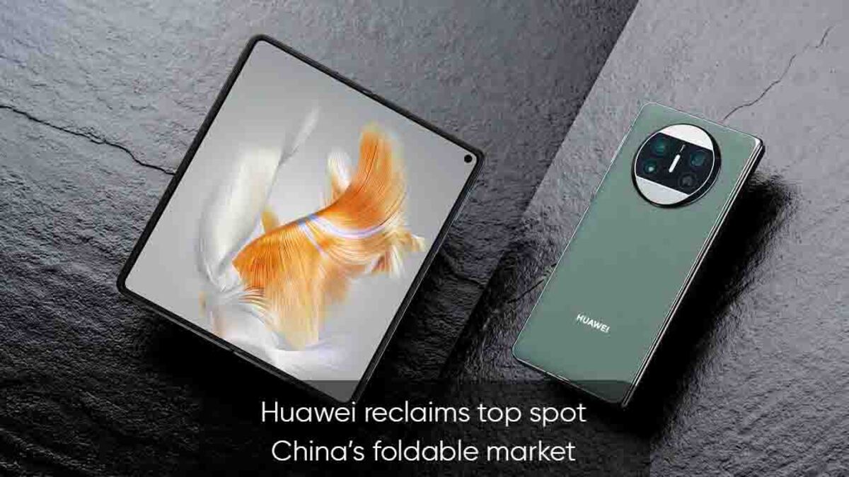 Huawei vươn lên đứng đầu thị trường 