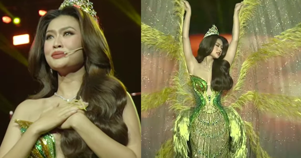 Thiên Ân final walk ấn tượng, xúc động khi kết thúc nhiệm kỳ Miss Grand Vietnam: 