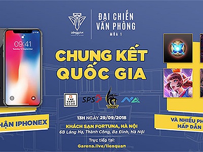 CÔNG BỐ VÒNG CHUNG KẾT ĐẠI CHIẾN VĂN PHÒNG MÙA I