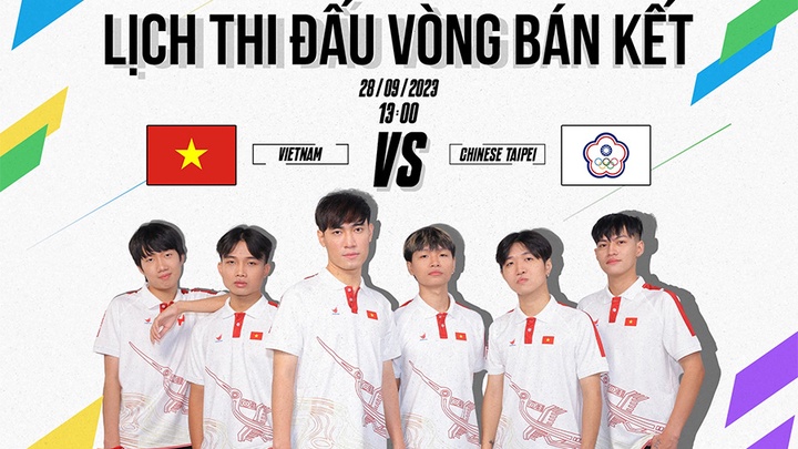 Trực tiếp LMHT ASIAD 2023 hôm nay 28/9: Việt Nam vs Đài Bắc Trung Hoa