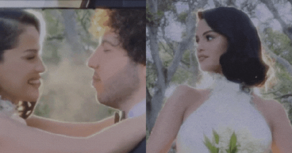 Cô dâu Selena Gomez đây rồi: Visual tràn màn hình, ngây ngất khóa môi chú rể điển trai trong siêu đám cưới