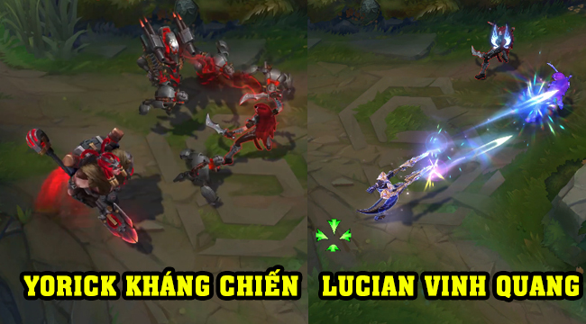 LMHT: Yorick Singed có skin sau “tỉ năm” bị quên lãng, Lucian Vinh Quang siêu màu mè