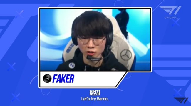 LMHT: Faker khiến fan thán phục với pha call Baron đúng đến từng giây