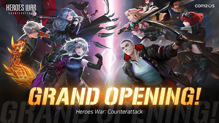 Heroes War: Counterattack – game đậm tính chiến thuật ra mắt chính thức