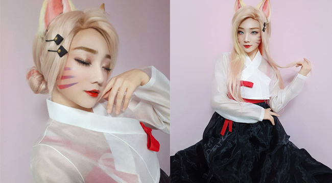 LMHT: Mê mẩn với vẻ đẹp cổ điển ngọt ngào của Ahri trong Hanbok truyền thống