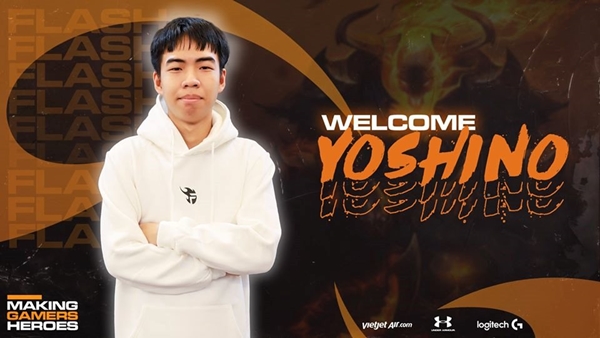 Yoshino chính thức gia nhập Team Flash, trở thành đối trọng lớn của GAM Esports