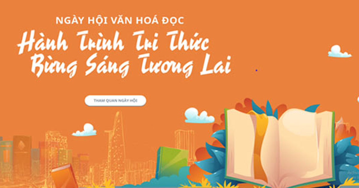 Ngày hội Văn hóa đọc TP.HCM 2021 được tổ chức theo phong cách độc đáo