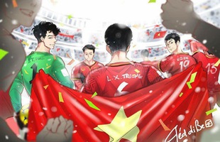 Thích mê loạt fanart về những hình ảnh đáng nhớ của đội tuyển U23 Việt Nam cưng muốn xỉu