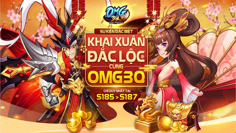 OMG 3Q ra mắt máy chủ Tết cho game thủ Khai Xuân Đắc Lộc