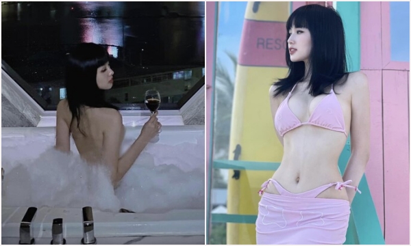 Tâm Tít khoe dáng nóng bỏng trong bồn tắm