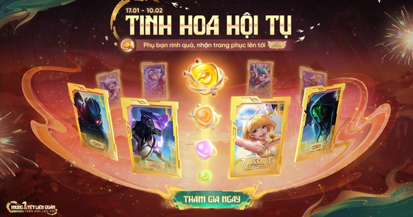 Liên Quân Mobile: Tổng hợp sự kiện Tết, game thủ nhận skin SS miễn phí