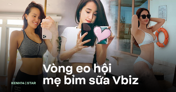 Đọ vòng eo hội mẹ bỉm sữa Vbiz: Nhã Phương thon gọn rắn chắc, Diệp Lâm Anh sau 3 tháng đã có kết quả bất ngờ