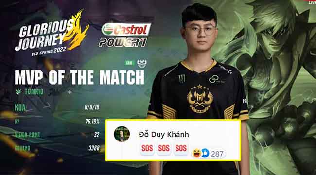 Tân binh của GAM giành MVP trong ngày ra mắt, fan đồng loạt “thank you Levi”