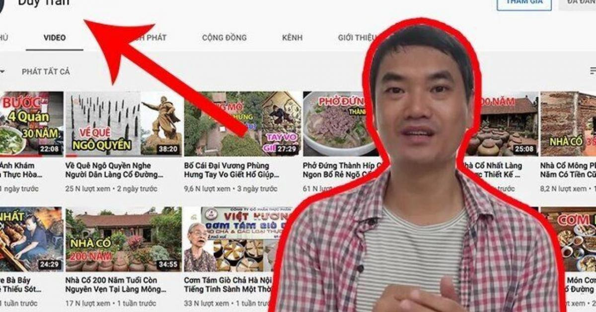 Kênh YouTube ẩm thực 