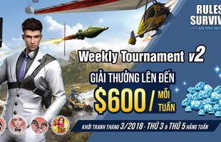 Nhận ngay kim cương và item hot khi tham chiến ROS Mobile Weekly Tournament 19h tối nay