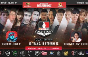 Nonolive PUBG All-Star: 13 “Squad” chính thức lộ diện