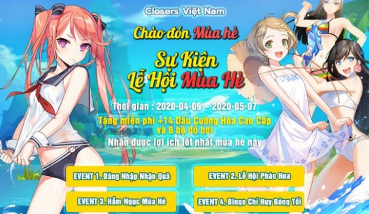 Closers – Bạt ngàn event, tặng giftcode khủng trong tháng 4 cho người chơi